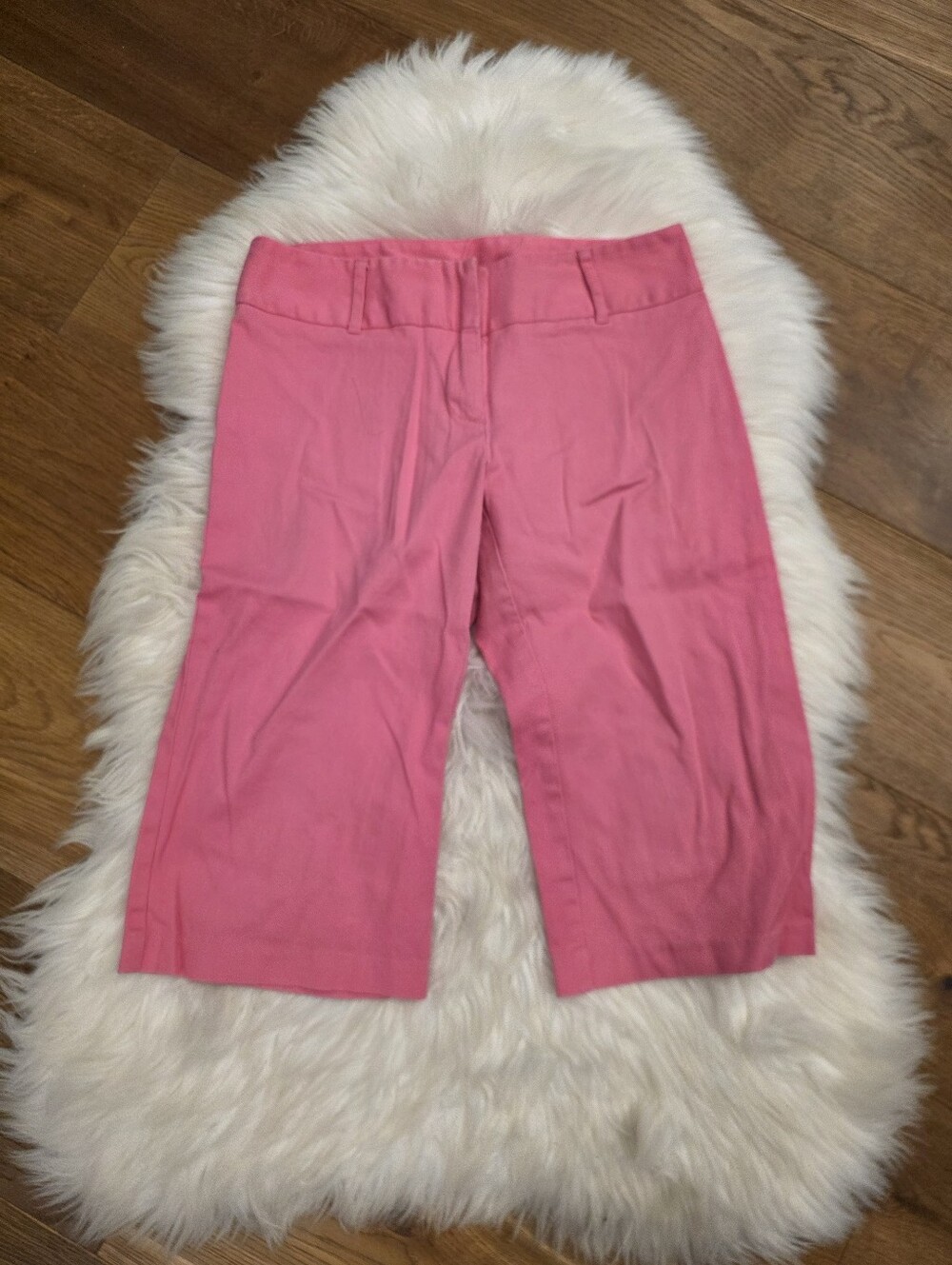 Vintage Low Rise Pink Cropped Dress Pants / Bermudas